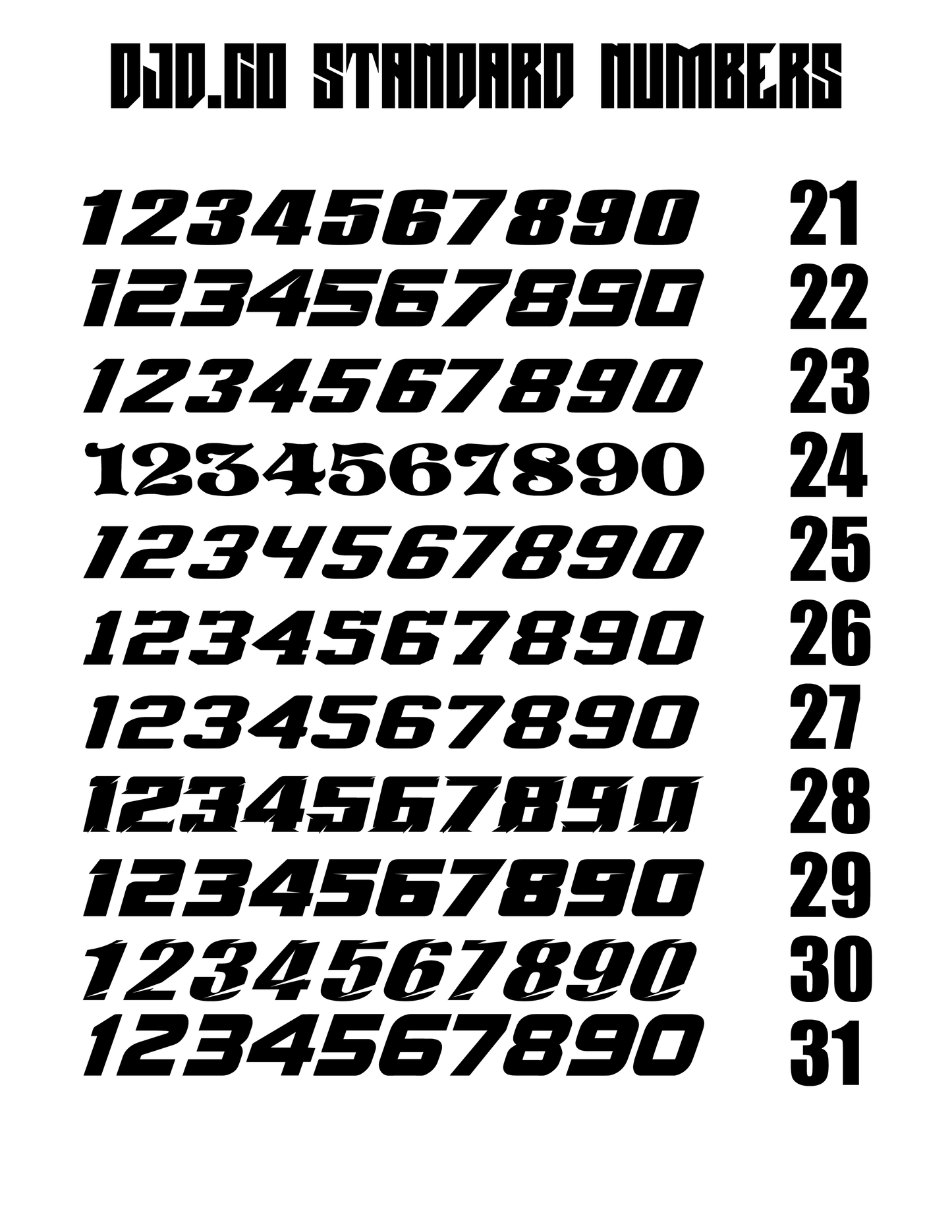 Blues Suzuki RM/Z/X (All Years) Graphics Kit